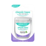 Fio Dental Powerdent Classic Tape Menta com Cera 90m