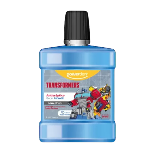 Enxaguante Bucal Infantil Transformers Tutti-frutti 300ml