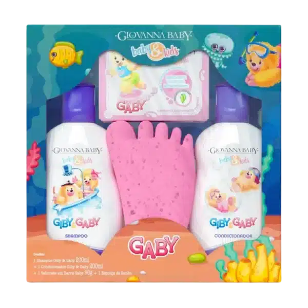 Kit Giovanna Baby Gaby Hora do Banho Shamp+Cond+Sabonete