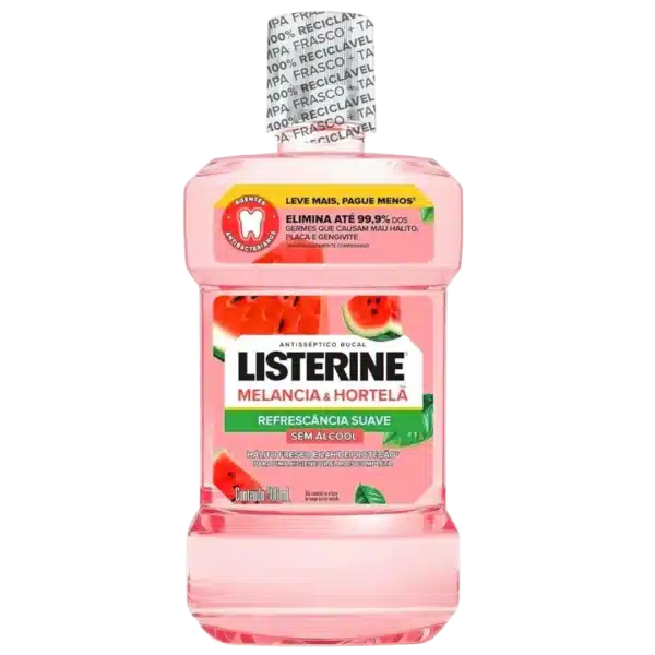 Enxaguante Bucal Listerine Melancia e Hortelã 500ml