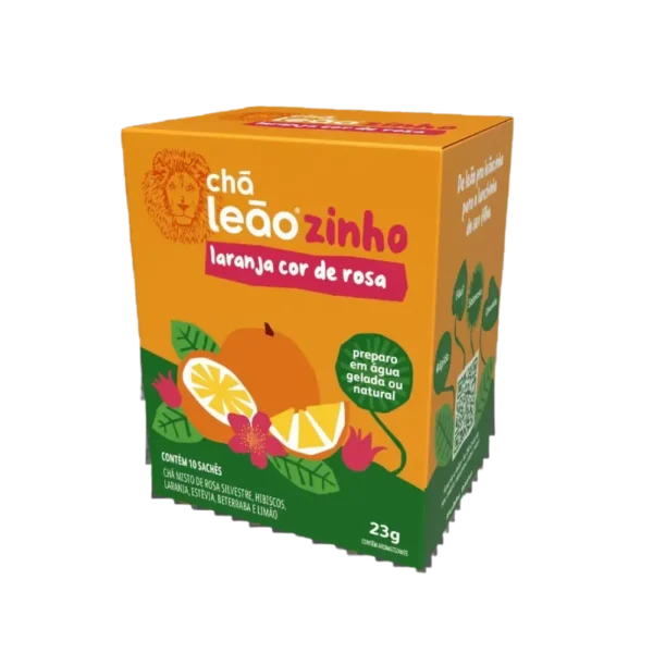 Chá Leãozinho Laranja Cor de Rosa 23g