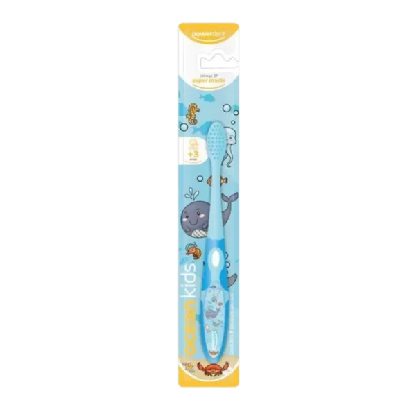 Escova de Dentes Powerdent Ocean Kids Super Macia