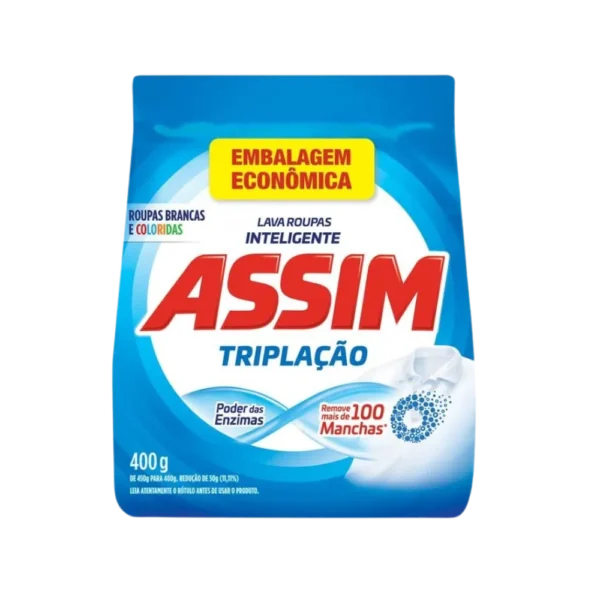 Lava Roupas em Pó Assim Triplação 400g