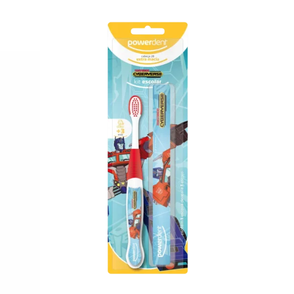 Escova Dental Powerdent Transformers Extra Macia