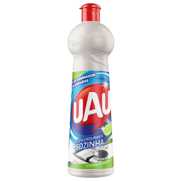 Limpador Desengordurante Uau Concentrado Cozinha Limão 500ml