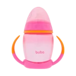 Copo com Alça Removível Bico em Silicone Buba 250ml Rosa