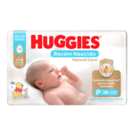 Fralda Huggies Natural Care Mega
