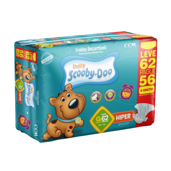 Fralda Scooby Doo Hiper Leve + Pague -
