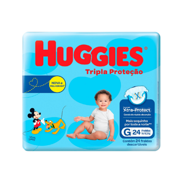 Fralda Huggies Tripla Proteção Jumbo