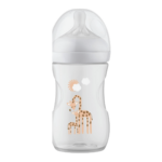 Mamadeira Philips Avent Pétala Antivazamento Transparente 1+ Meses 260ml