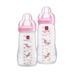 Kit Mamadeira Mam Easy Active Set Rosa 330ml+270ml
