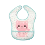 Babador com Pega Migalhas Buba Gatinha +3 Meses