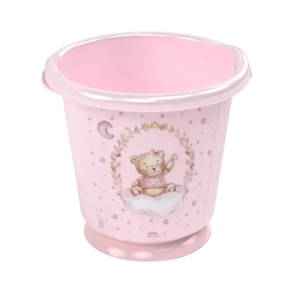 Banheira Sensitive Ofurô Bebê Plasútil Ursa Rosa 17,2L