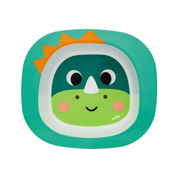 Pratinho Bowl Infantil Bubazoo Dinossauro Buba