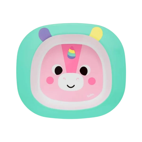 Pratinho Bowl Infantil Bubazoo Unicórnio Buba