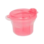 Pote para Leite em Pó com Divisória Removível Buba Rosa