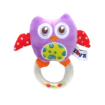 Chocalho Love Corujinha Lilás 0+ Meses