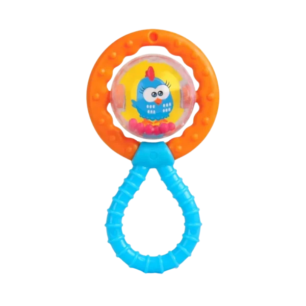 Chocalho com Mordedor Elka Galinha Pintadinha Mini +3 Meses