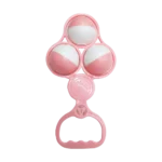 Chocalho Bebê Rosa Pais e Filhos +2 Meses