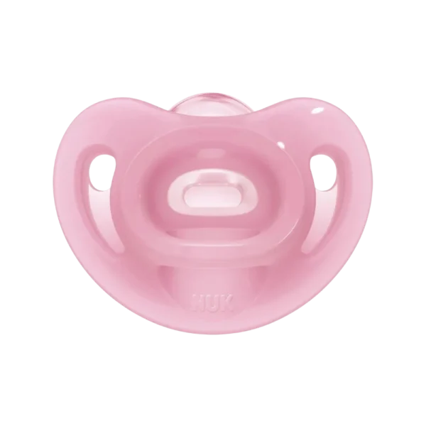 Chupeta NUK Sensitive 100% Soft Silicone Rosa 6+ Meses