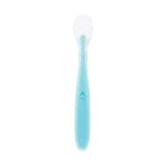 Colher Infantil Anatômica em Silicone Buba Azul +6 Meses