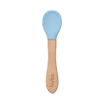 Colher em Silicone e Bambu Buba Azul +6 Meses