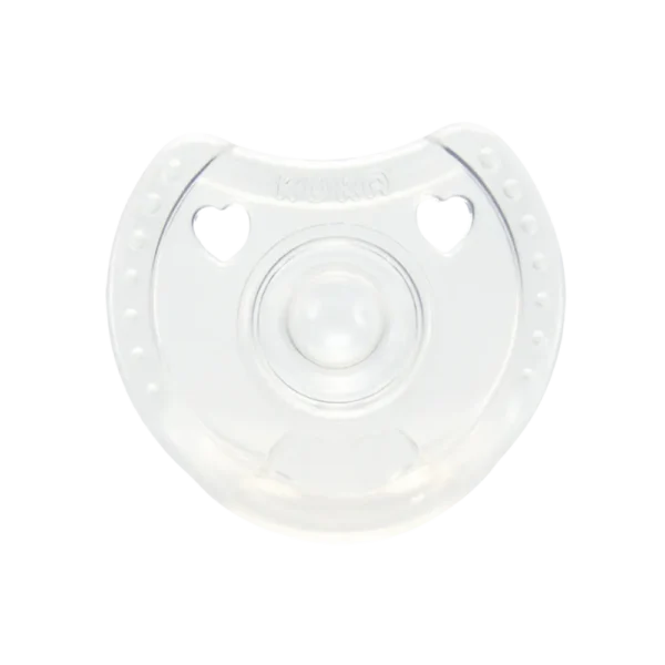 Chupeta Kuka Soft Comfort Silicone Transparente 6+ Meses