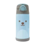 Garrafinha Térmica Com Canudo Buba Azul 400ml