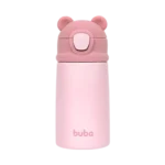 Copo Térmico Parede Dupla Buba Ursinho Rosa 320ml