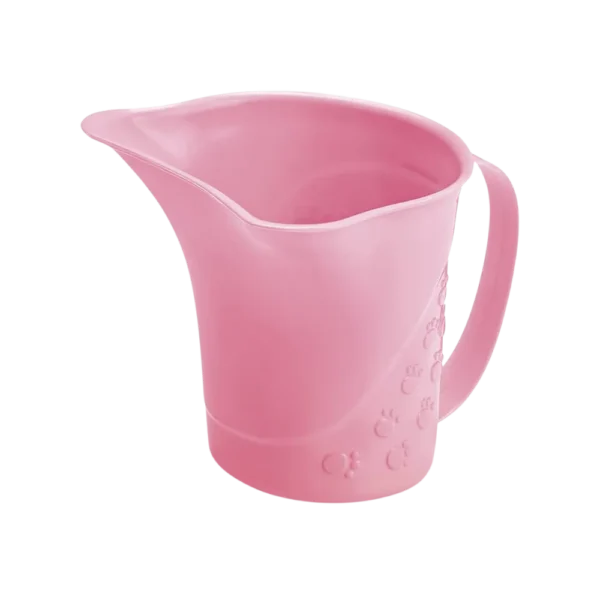 Caneca para Banho Enxágue do Bebê Adoleta Rosa