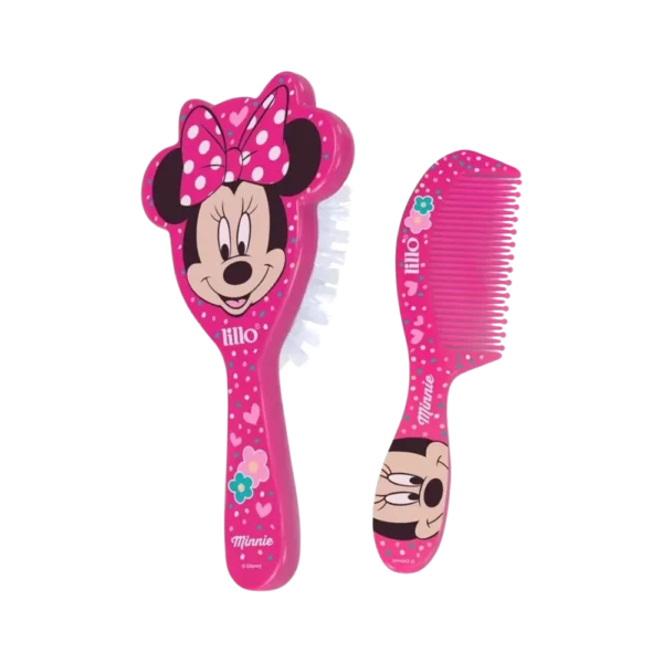 Kit Pente e Escova Lillo Disney Baby Minnie 0+ Meses