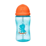 Garrafinha Infantil Dino Patinete Buba Azul 400ml