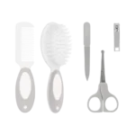Kit Cuidados Bebê Buba Cinza +0 Meses