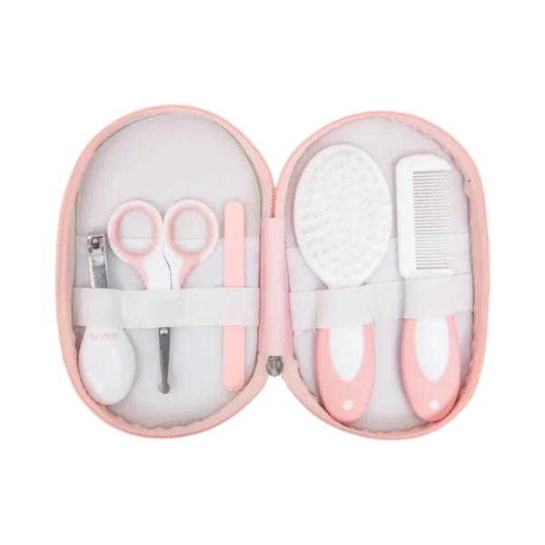 Kit Cuidados Bebê Buba com Estojo Rosa