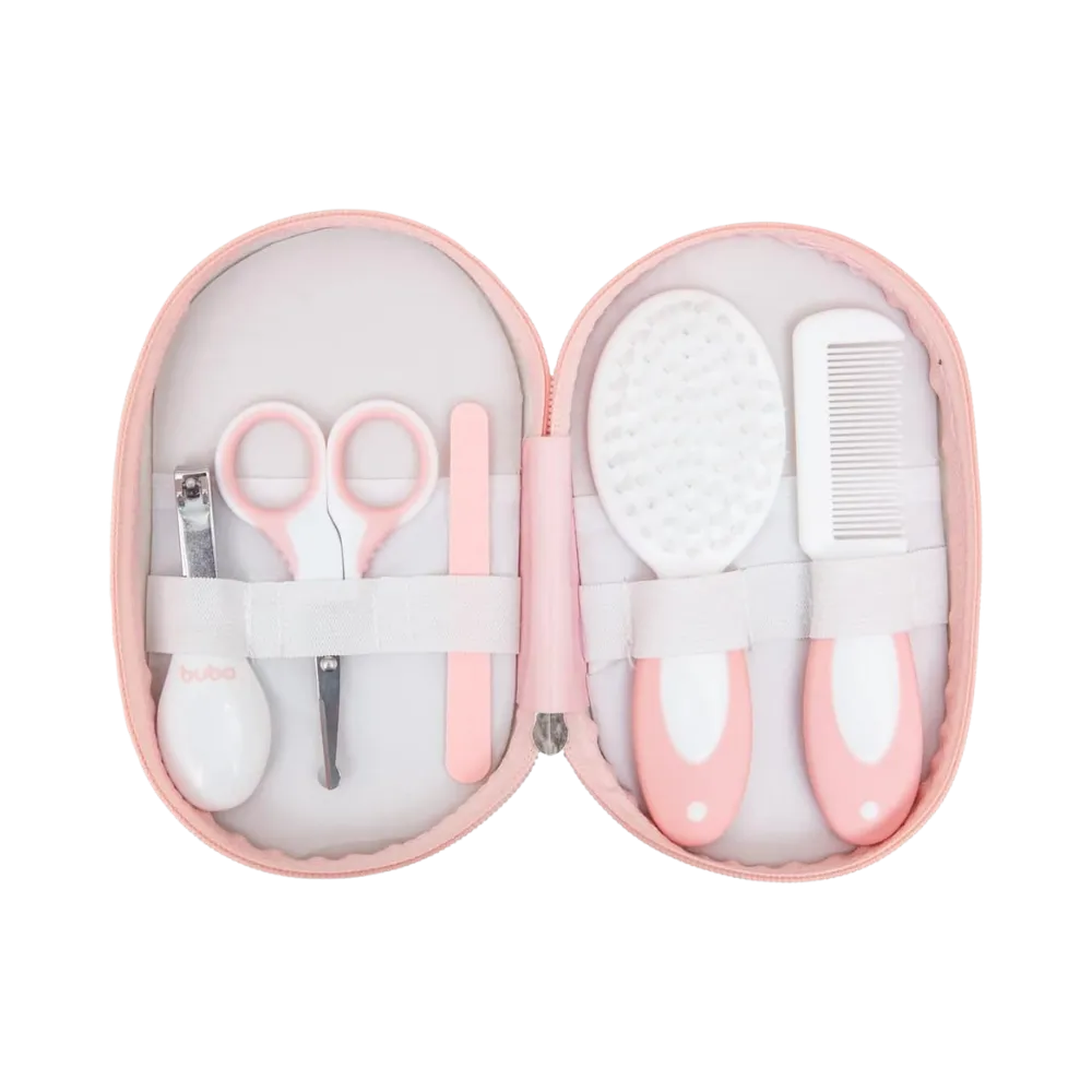 kitcuidadorosa Kit Cuidados Bebê Buba com Estojo Rosa - Imagem 1