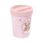 Lixeira Plástico Plasútil Ursa Rosa 5,5L