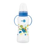 Mamadeira Neopan com Alça Azul 6+ Meses 250ml