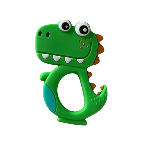 Mordedor Sensorial Love Jacaré em Silicone +4 Meses