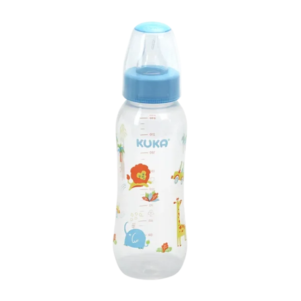 Mamadeira Kuka Natural Color Azul 250ml