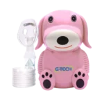Inalador e Nebulizador G-Tech Nebdog Rosa