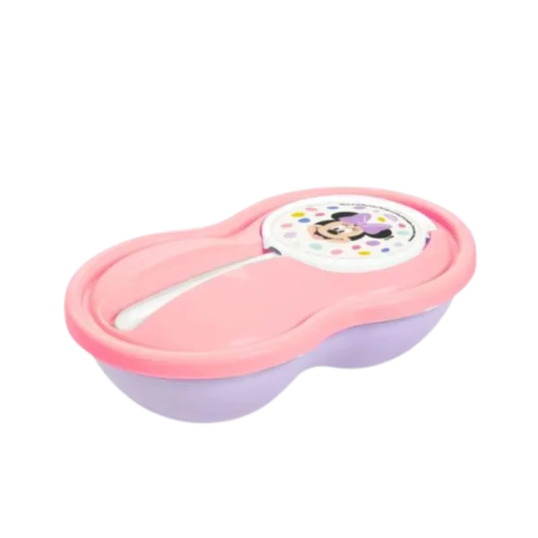 Pote Papinha com Colher Minnie Baby Plasútil 320ml