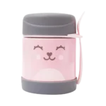 Pote Térmico c/ Colher Buba Gumy Rosa 320ml