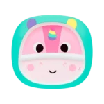 Pratinho Infantil com Divisória Bubazoo Unicórnio Buba