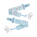 Kit Prendedores de Chupeta Buba Coala Azul +3 Meses c/ 2 Unidades