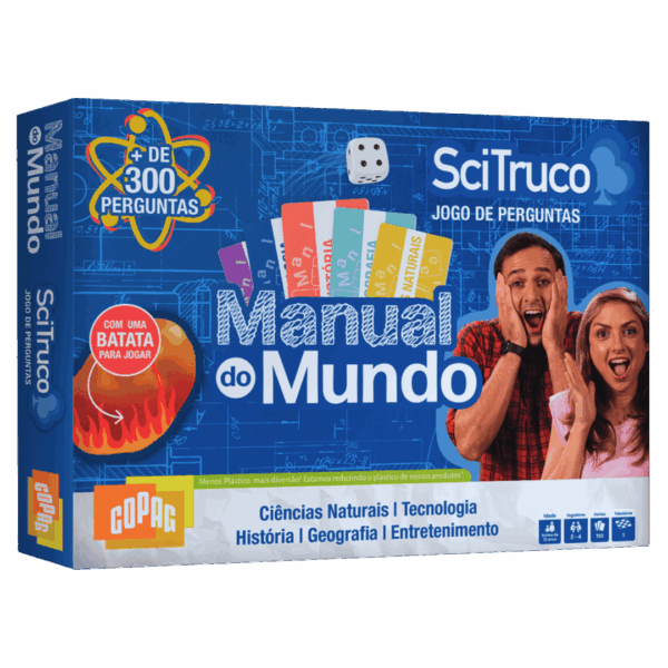 Jogo de Perguntas SciTruco Manual do Mundo - Copag
