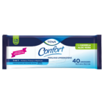 Toalha Umedecida Tena Confort Camomila e Aloe Vera C/40 Unidades