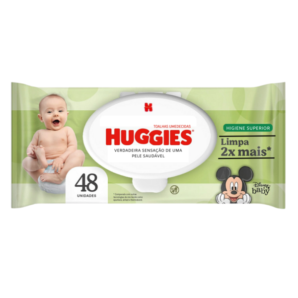 Toalha Umedecida Huggies Max Clean C/48 Unidades