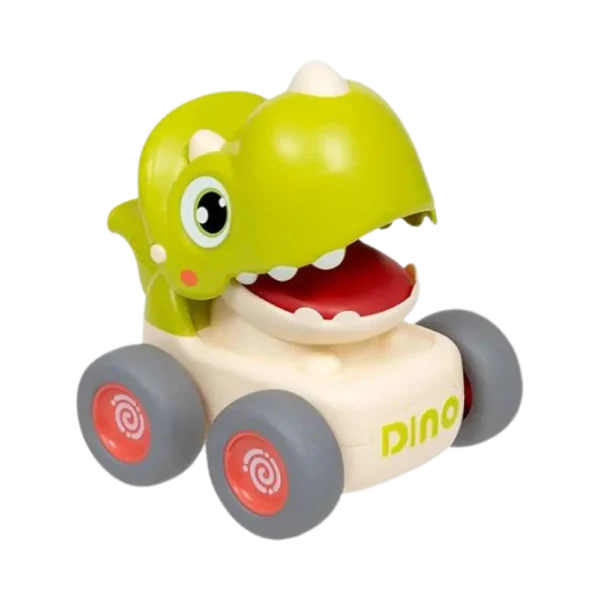 Carrinho Buba Dino Fricção e Apito Verde +12 Meses