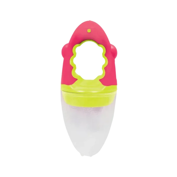 Porta Frutinha Buba Sugador em Rede Rosa e Amarelo