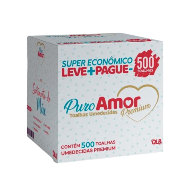 Toalha Umedecida Puro Amor LV+PG-